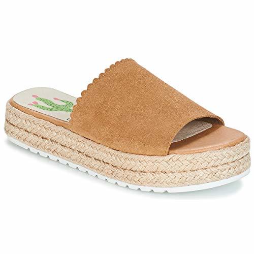 Product COOLWAY TIRI, Sandalias con Punta Abierta para Mujer, Marrón