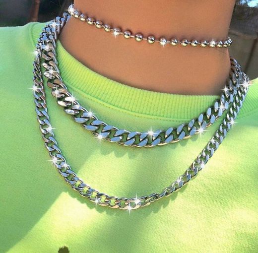 Stainless steel chain set