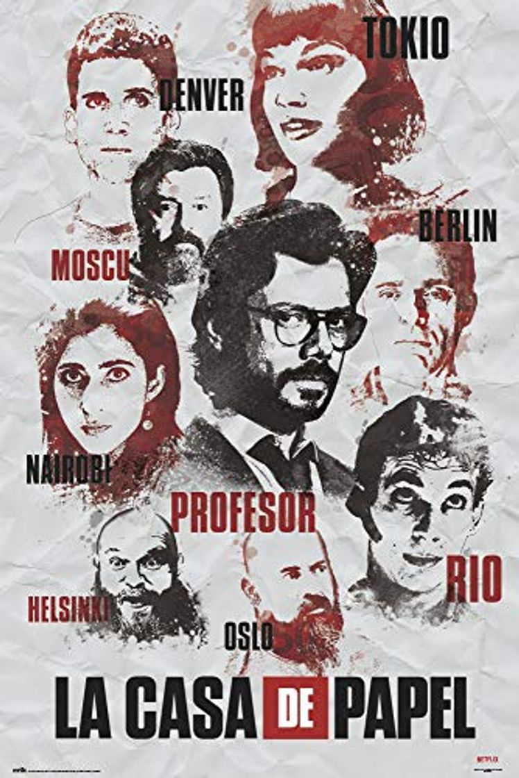 Social Poster La Casa De Papel Personajes