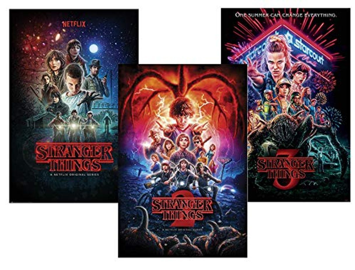 Social Stranger Things Set de 3 Pósters [Temporadas 1,2 & 3] (61cm x
