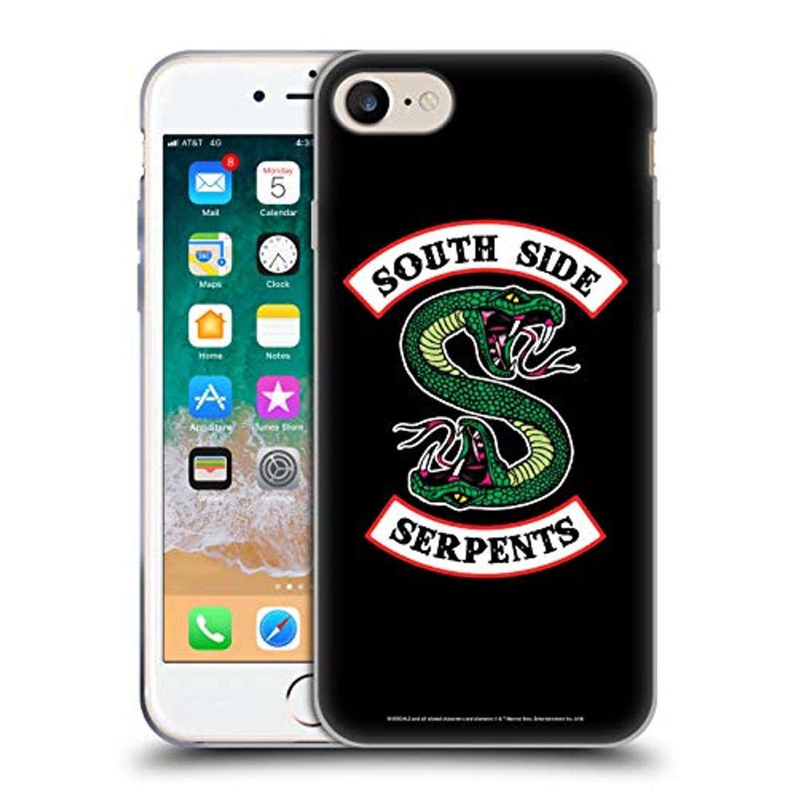 Social Official Riverdale South Side Serpents Graphic Art Soft Gel Case Compatible for