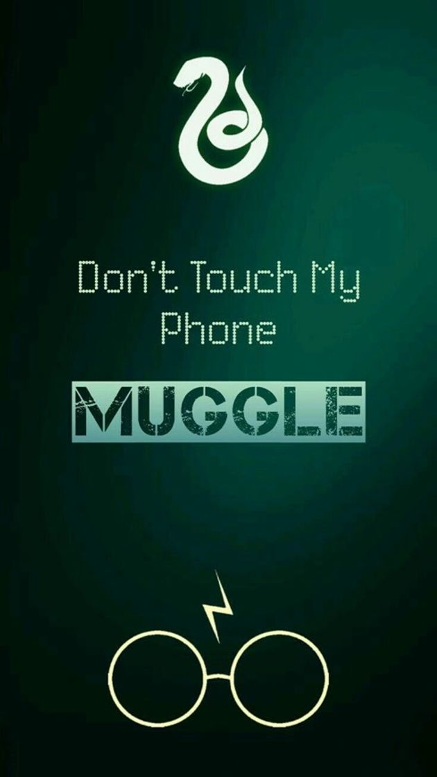 Fashion Don’t touch my phone muggle 💚 