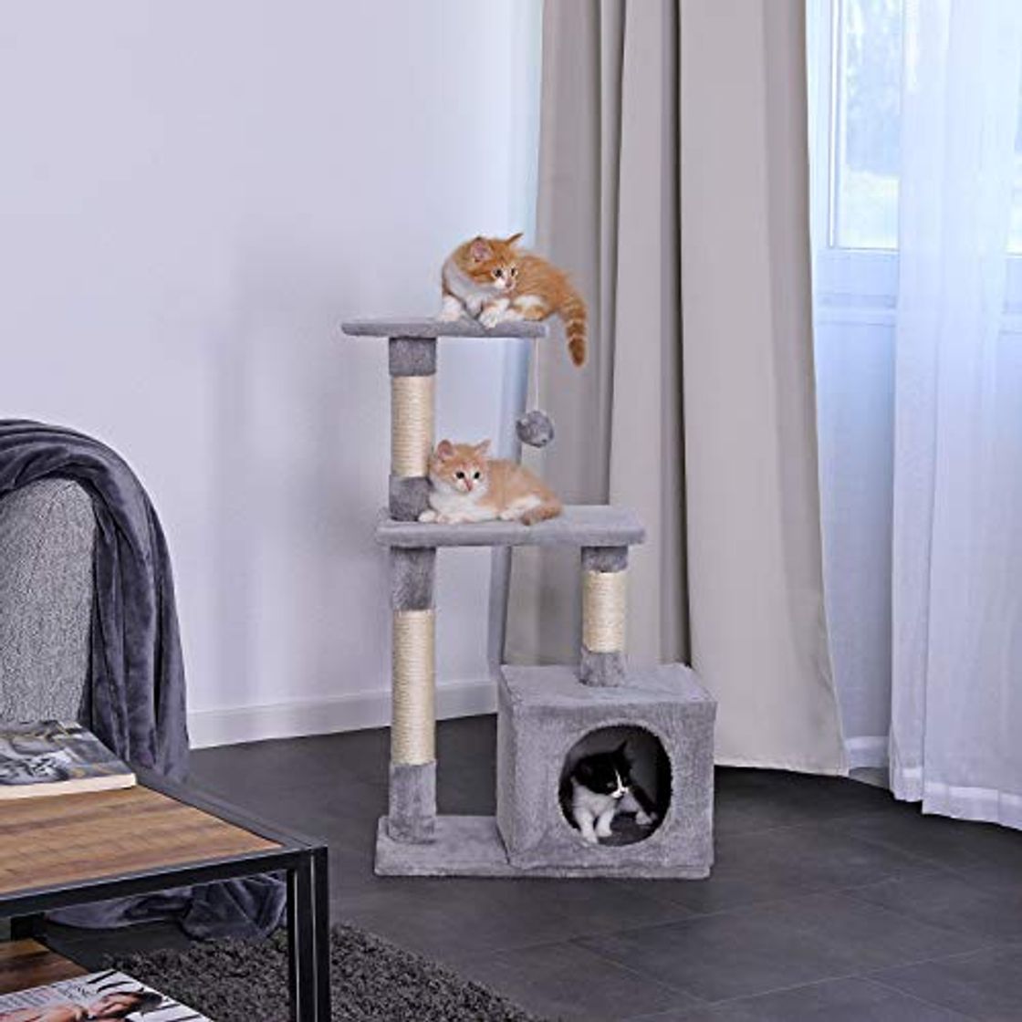 Social Dibea KB00253 Árbol Rascador para Gatos