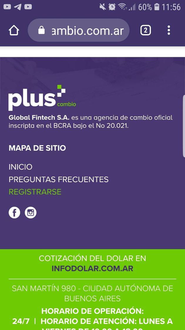 Moda Plus Cambio el dólar más barato de la web