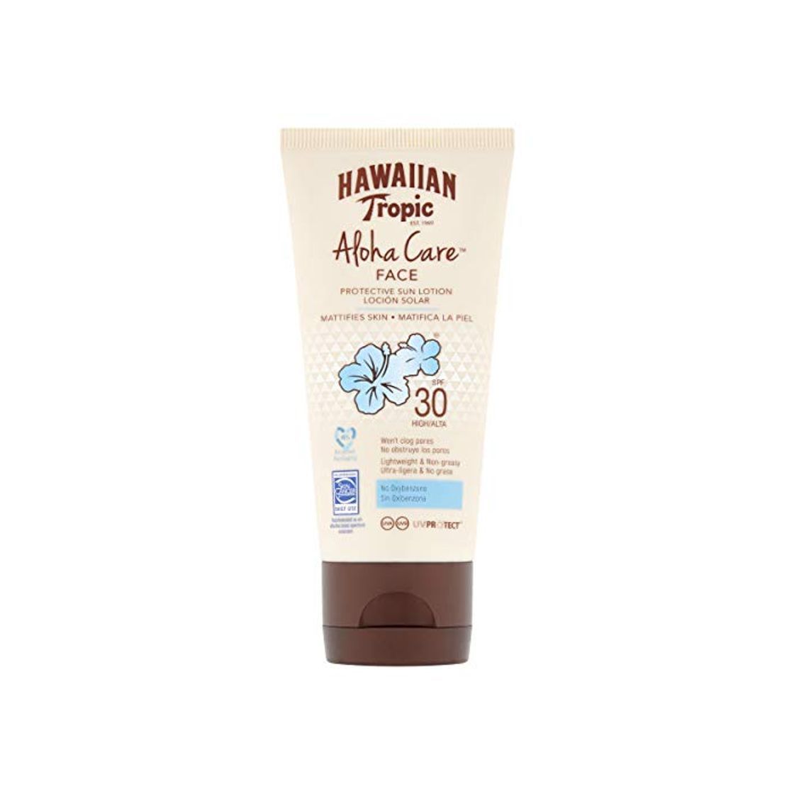 Social Hawaiian Tropic FACE Aloha Care SPF 30 - Crema Solar Fotoprotectora para