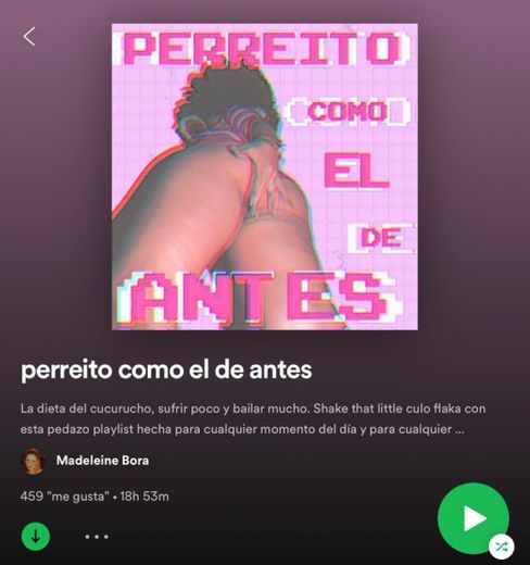 Playlist de Spotify, ritmos latinos
