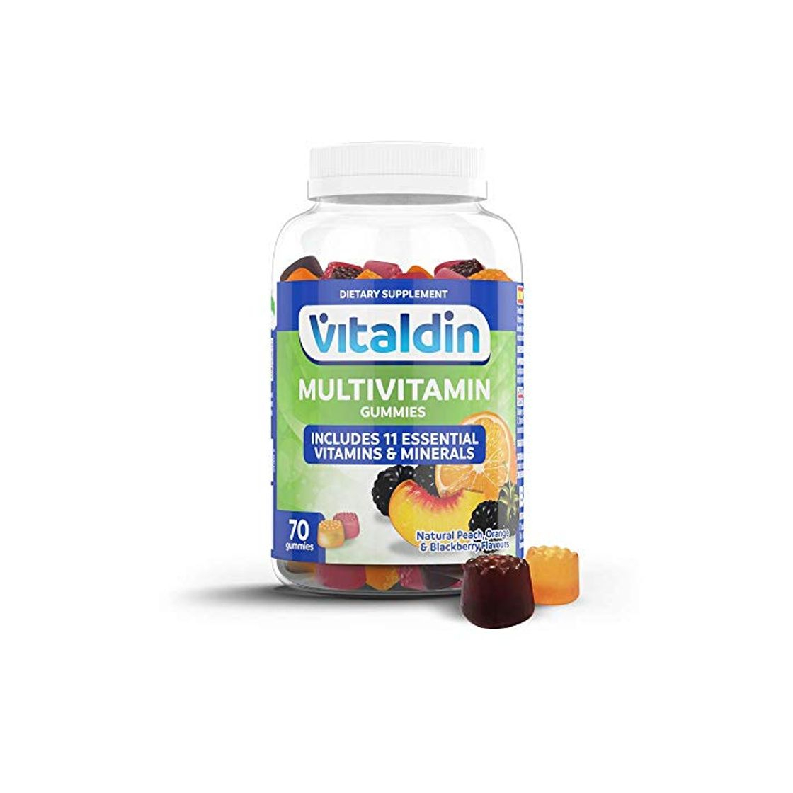 VITALDIN Multivitaminas Adultos gummies – Complemento Alimenticio para Mujer y Hombre con