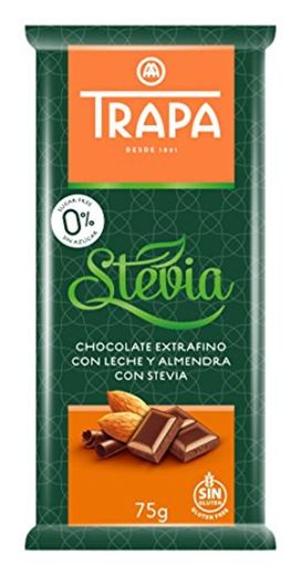 Trapa Tableta de Chocolate Extrafino con Leche y Almendra