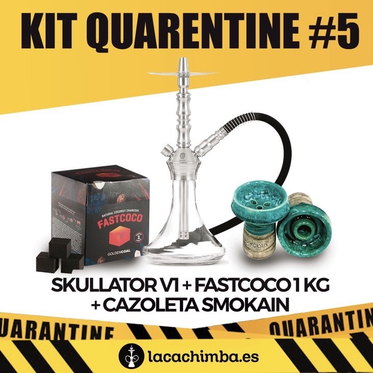 Fashion KIT CACHIMBA CAZUELA Y CARBONES