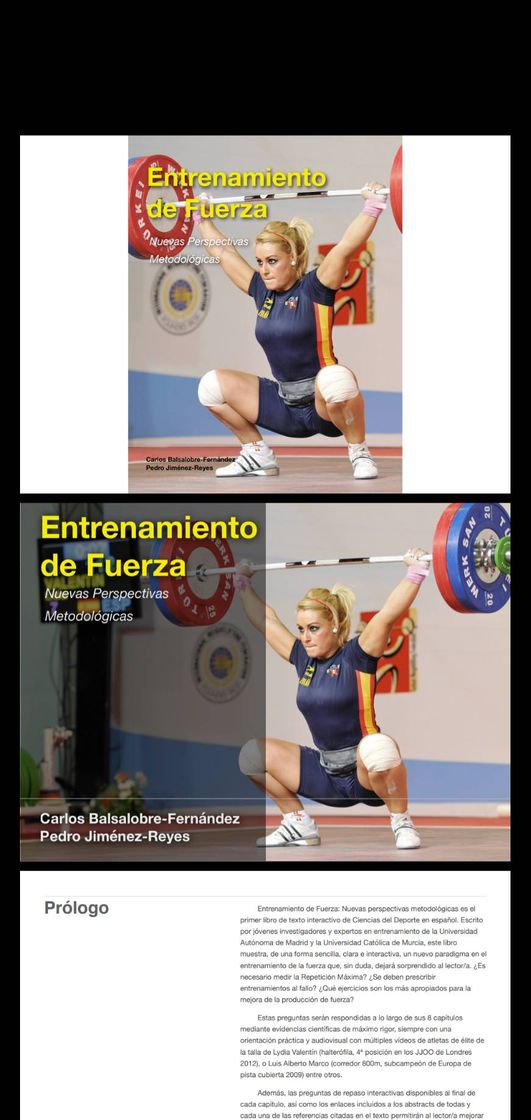 Libro Entrenamiento de fuerza