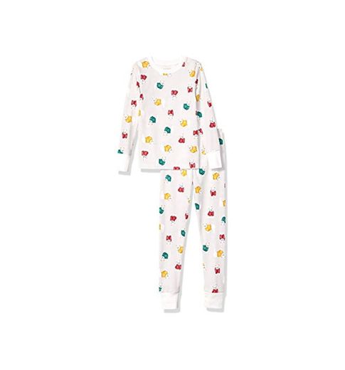 Amazon Essentials Long-Sleeve Tight-Fit 2-Piece Pajama Set Sets