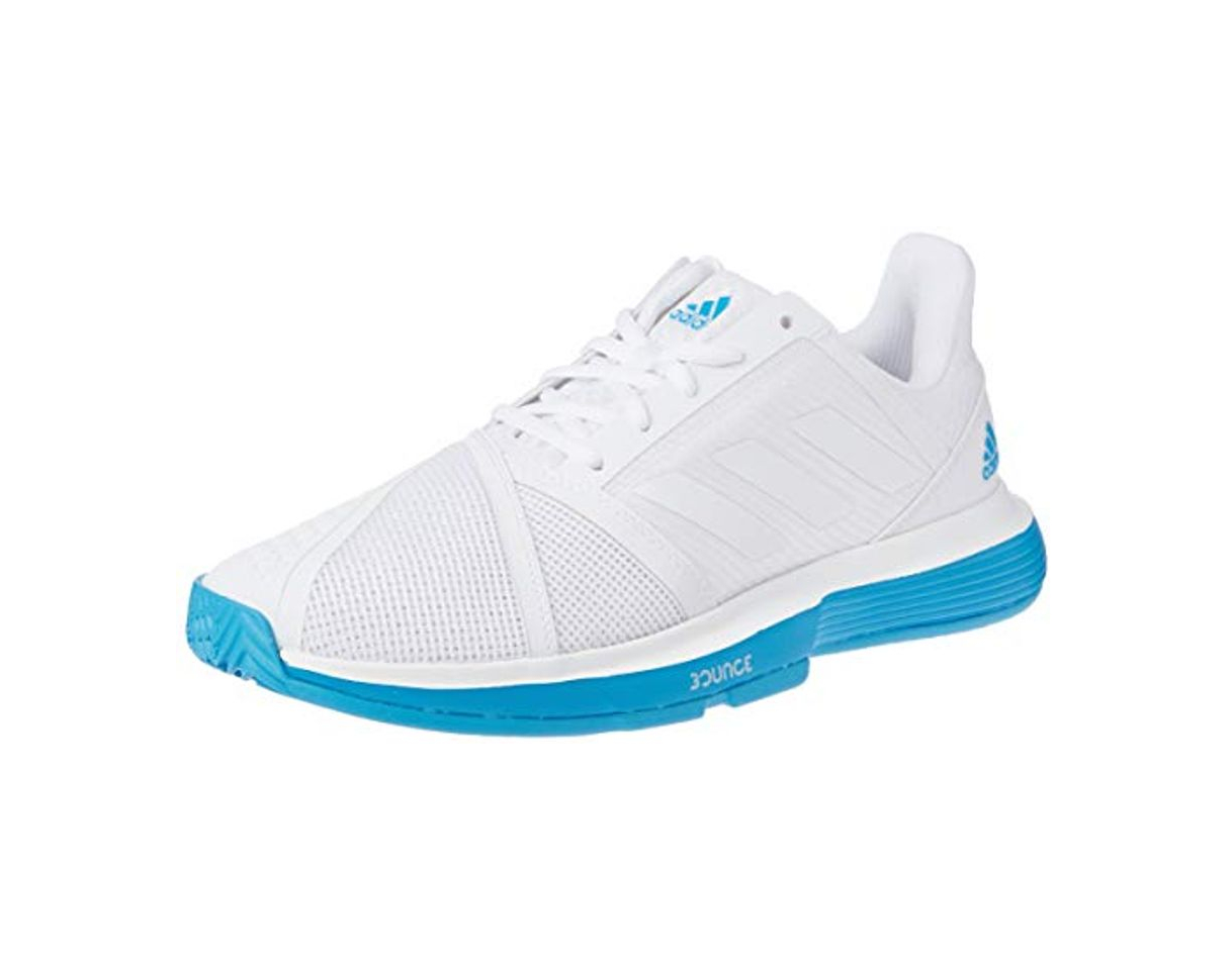 Moda adidas Court Jam Bounce Allcourtschuh Herren-Weiß, Blau, Zapatillas de Tenis para Hombre,