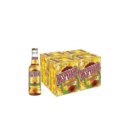 Desperados Cerveza - 4 Packs de 6 Botellas x 250 ml -