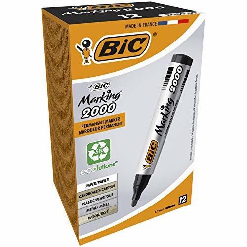 BIC Marking 2000 ECOlutions marcadores permanentes punta media - Negro