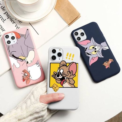 Case de Tom y Jerry para iPhone XR, XS, plus 😍