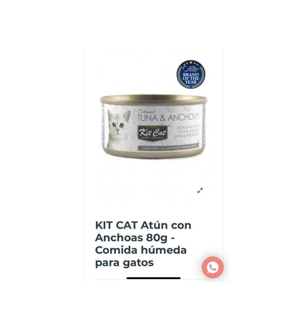 Productos KIT CAT Atún con Anchoas 80g