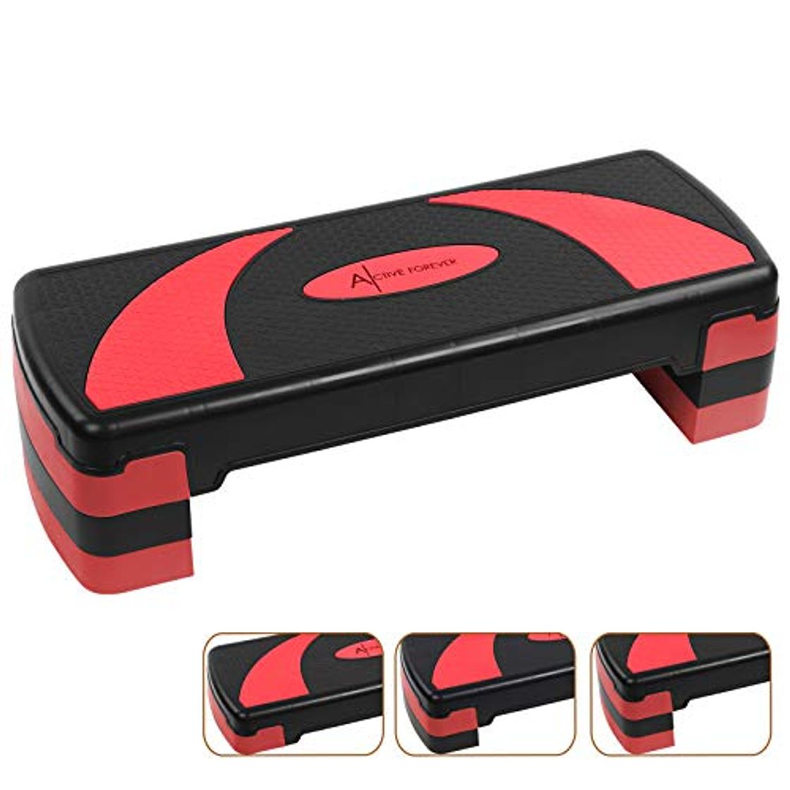 Product Active Forever Step para Fitness, 3 Alturas Ajustables, Adecuado para Uso doméstico