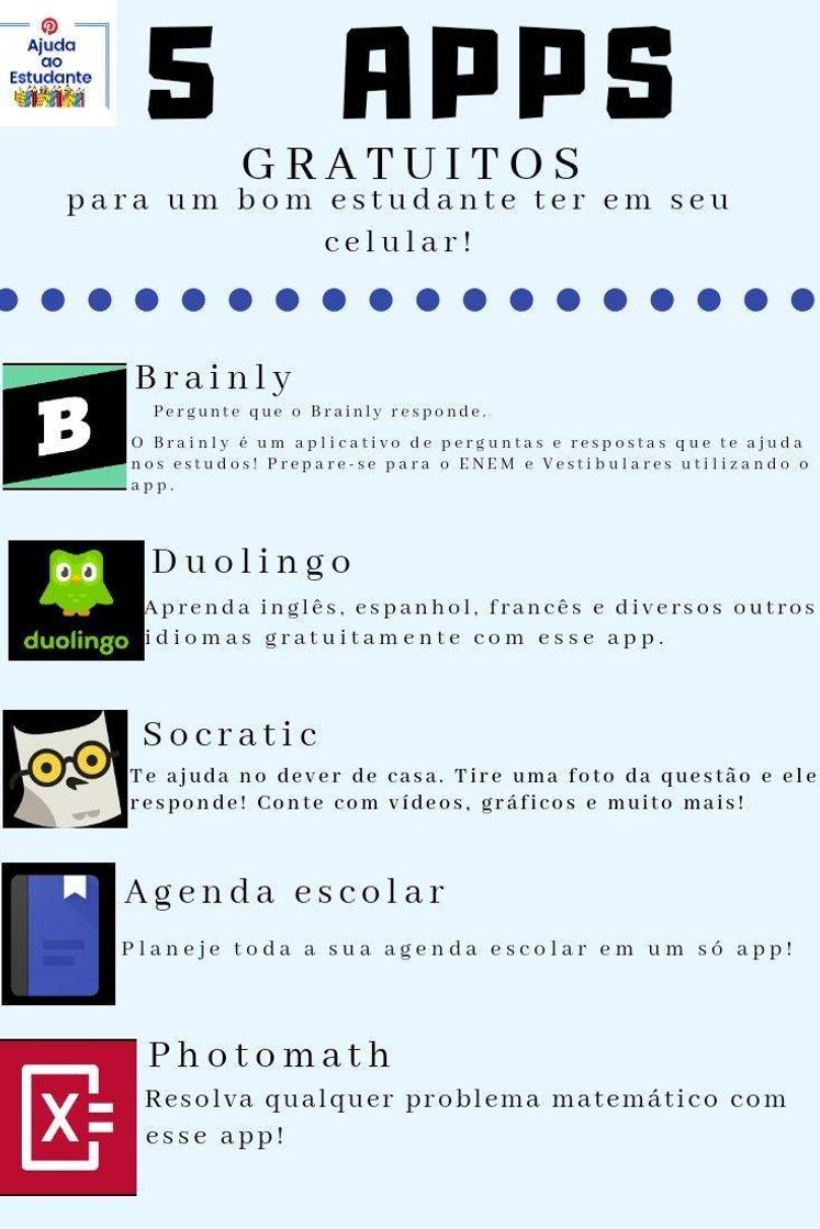 Moda Apps para estudo