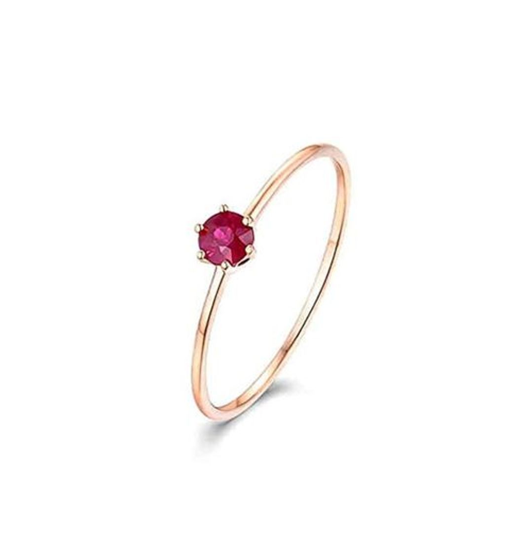 Moda Epinki Mujer 18K Oro Rosa Anillo 0