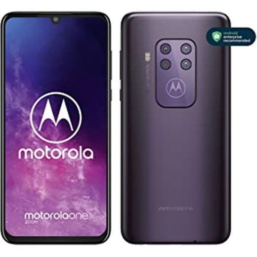 Motorola One Zoom con Alexa Hands-Free (Pantalla 6,4" FHD+, Sistema de 4