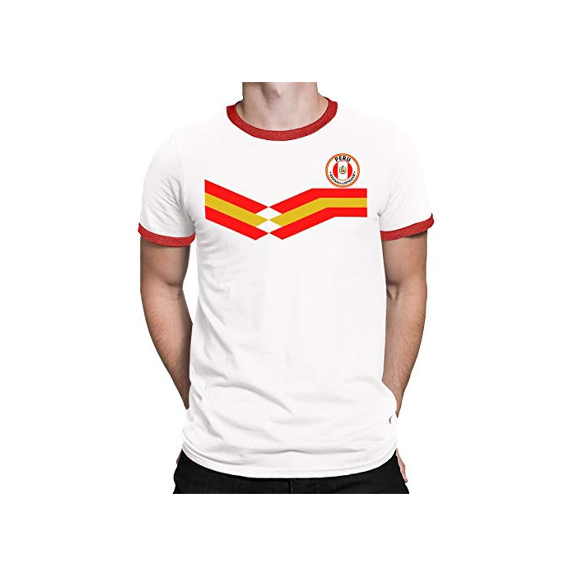 Social Tee Spirit Peru Camiseta Para Hombre World Cup 2018 Fútbol New Style Retro