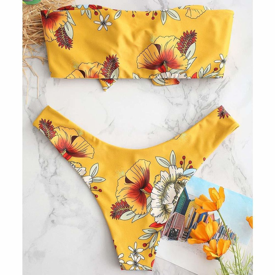 Fashion UMIPUBO Traje de Baño Mujer Bikini Bandeau Bañadores Palabra de Honor con