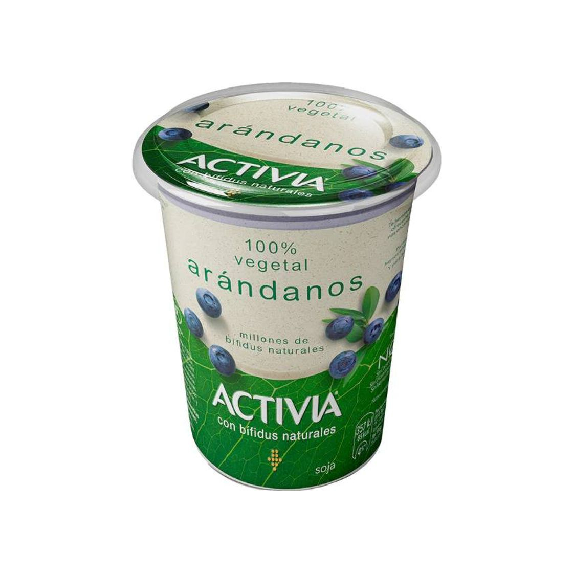 Productos Yogur vegetal de soja con arándanos y bífidus