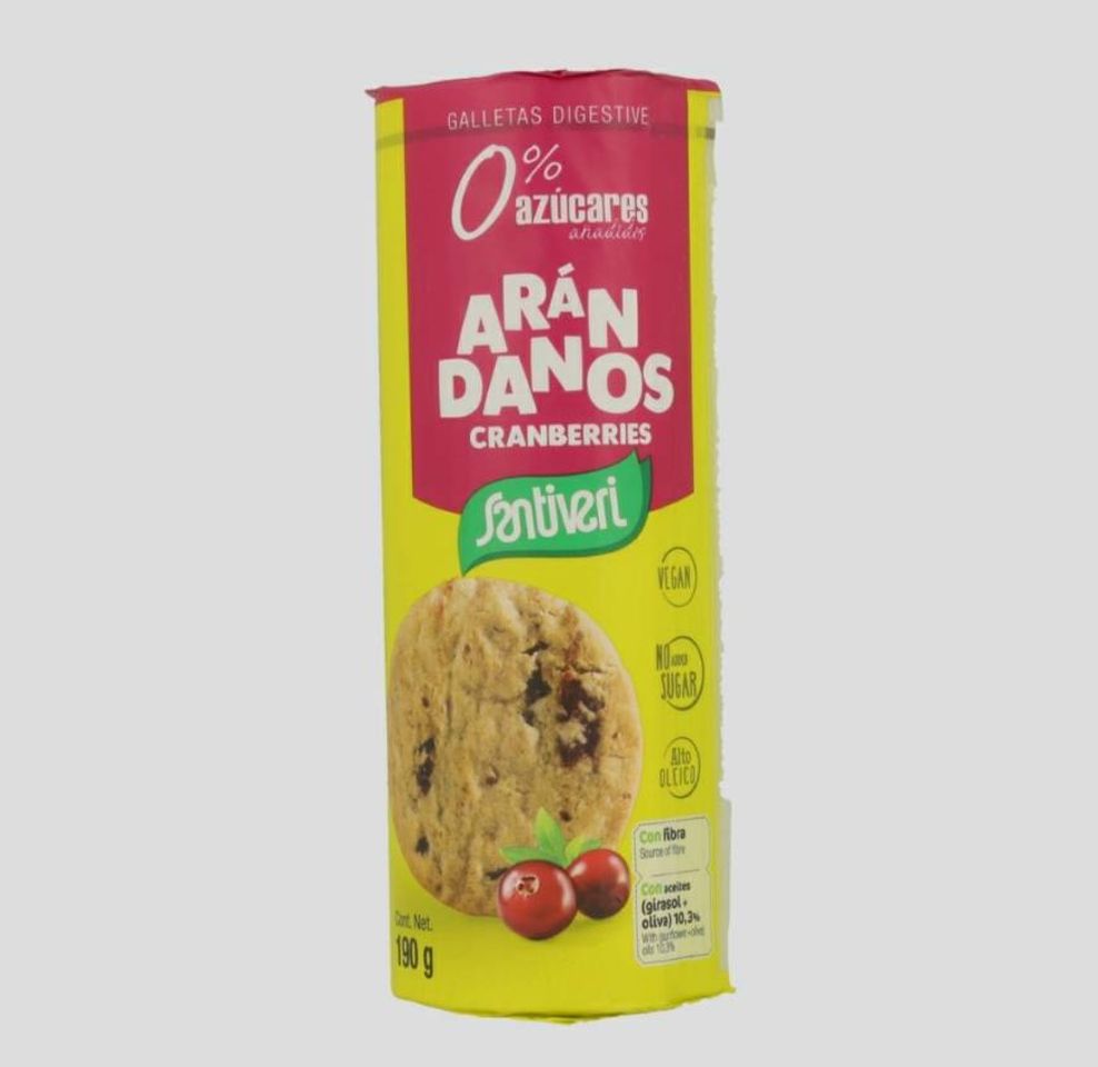 Productos Santiveri Galletas sin azúcar de arándanos