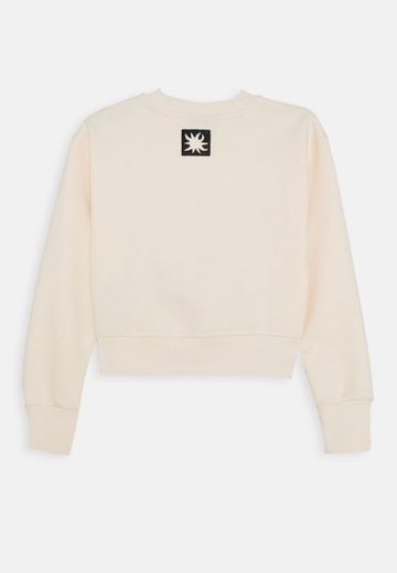 Scotch & Soda Cropped Sweat with Knot Detail and Theme Artworks Sudadera