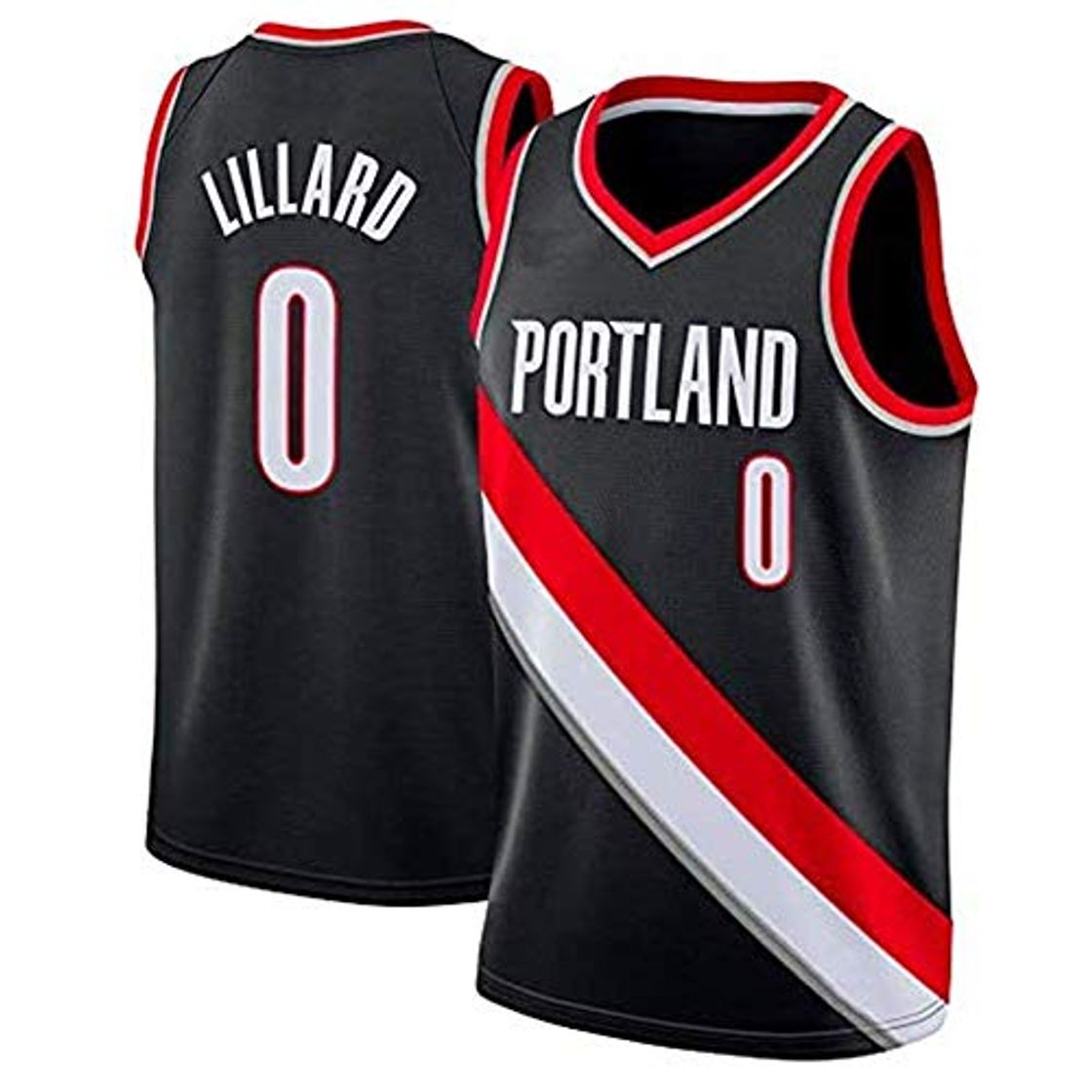 Social anking Camiseta de Hombre - NBA Damian Lillard # 0 Portland Trail