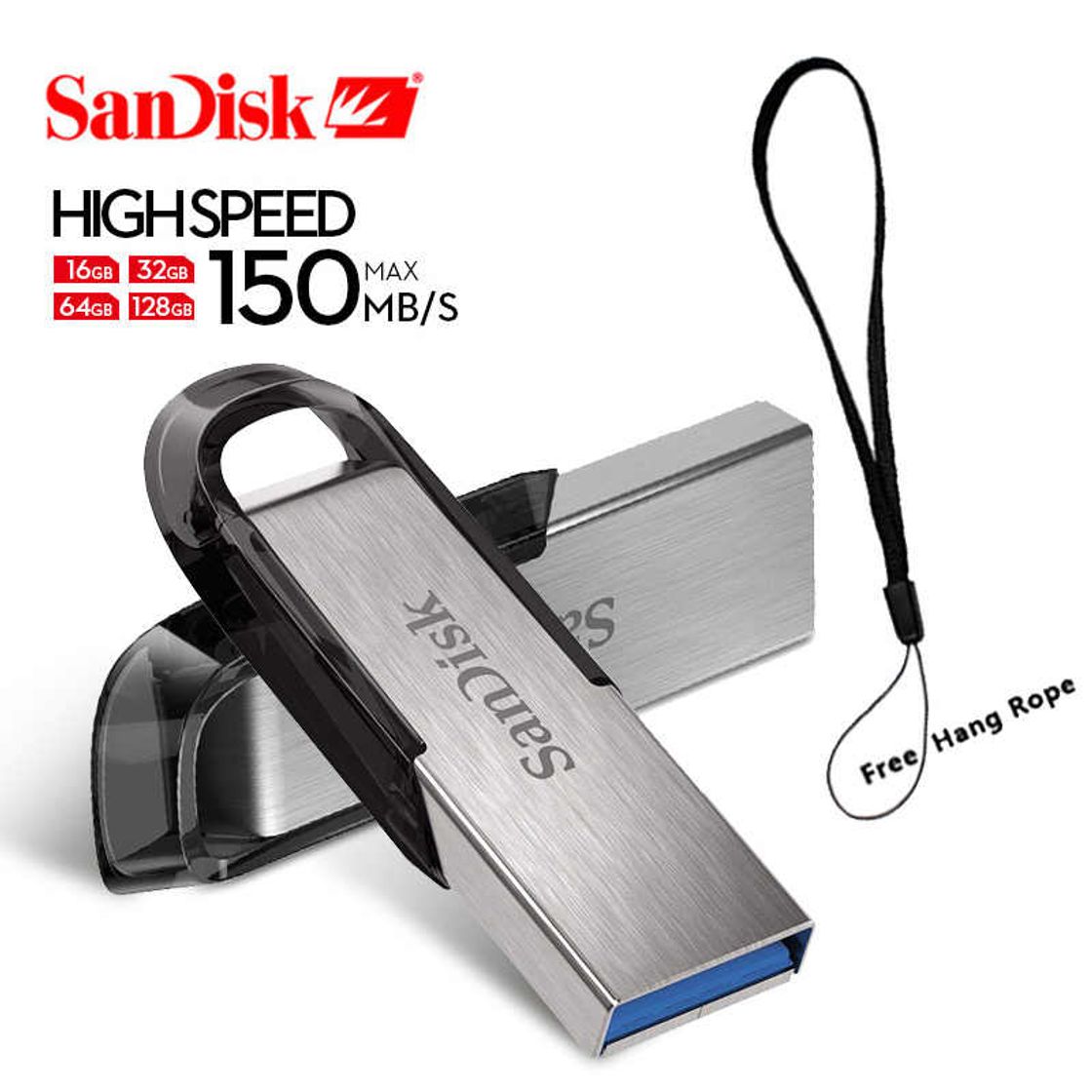 Fashion Sandisk Ultra Flair Memoria Flash USB 3.0 de 32 GB con hasta