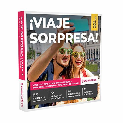 Place Caja Regalo Premium para Dos- ¡Viaje Sorpresa para Dos Personas! Vuelos
