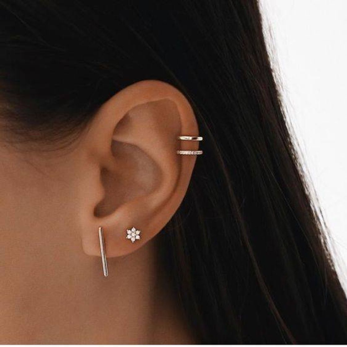 Social Crazy-M Juego de Piercing de 3 Colores 24 Piezas Cuerpo de Acero