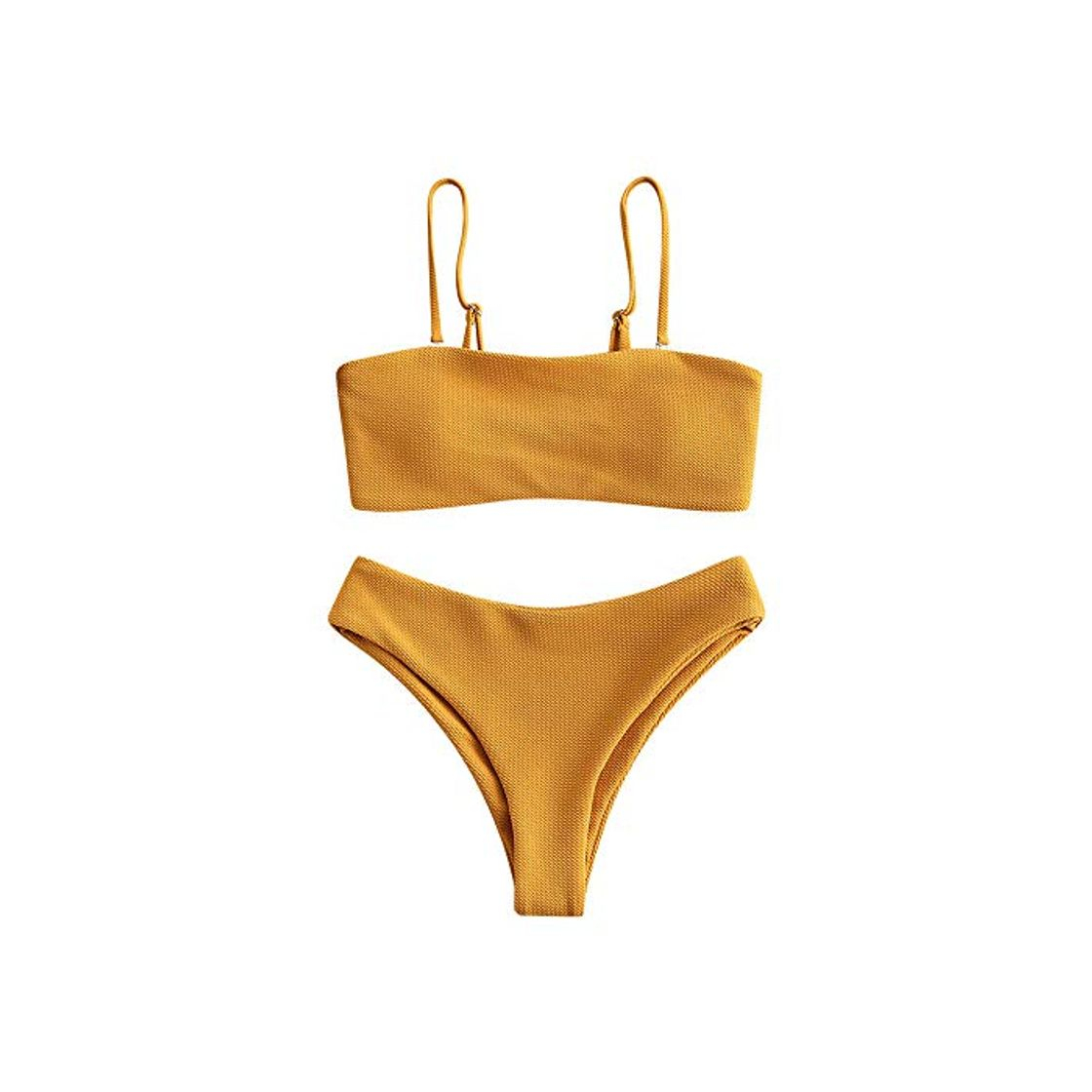 Social Zaful - Conjunto de bikini con tirantes