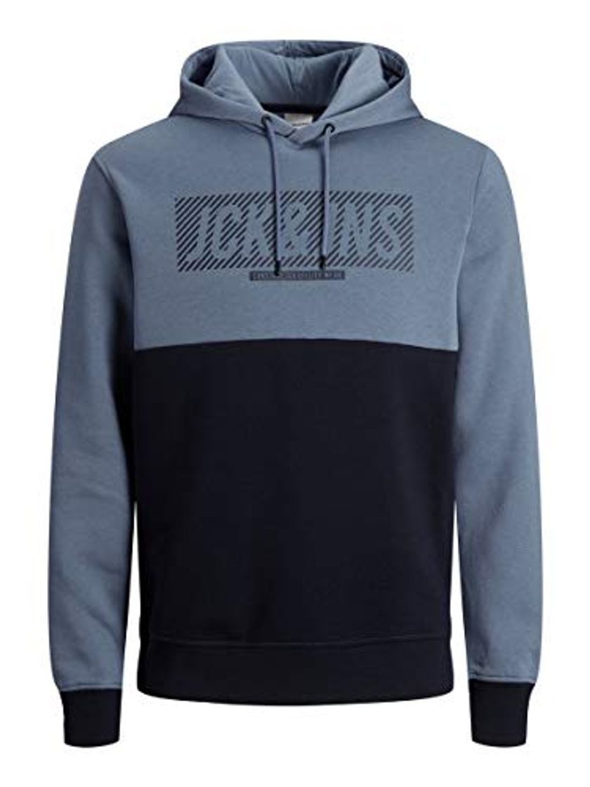 Social JACK & JONES JCOMILLA Sweat Hood Sudadera con Capucha, Multicolor