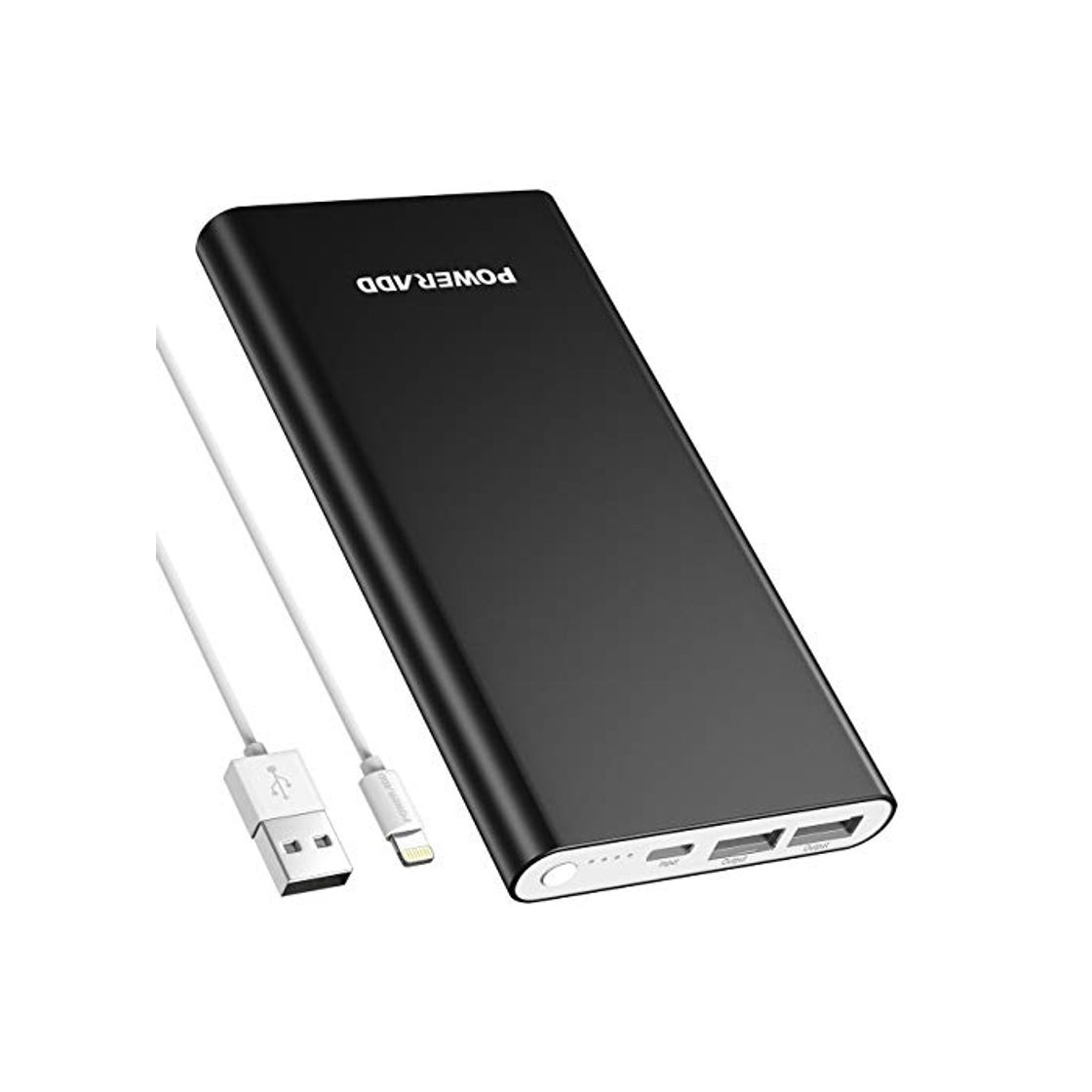 Product POWERADD Pilot 4GS 12000mAh Power Bank Cargador Portátil Dual Puerto Salida