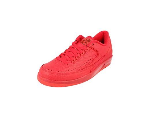 Nike Air Jordan 2 Retro Low, Zapatillas de Baloncesto para Hombre, Rojo