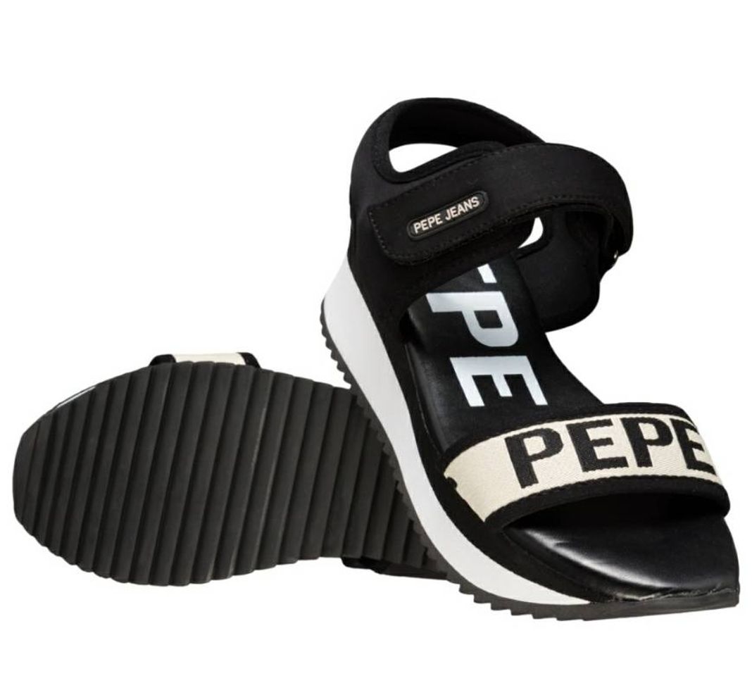 Fashion Pepe Jeans Fuji Mania Mujer Sandalias PLS90394-999 | deporte ...