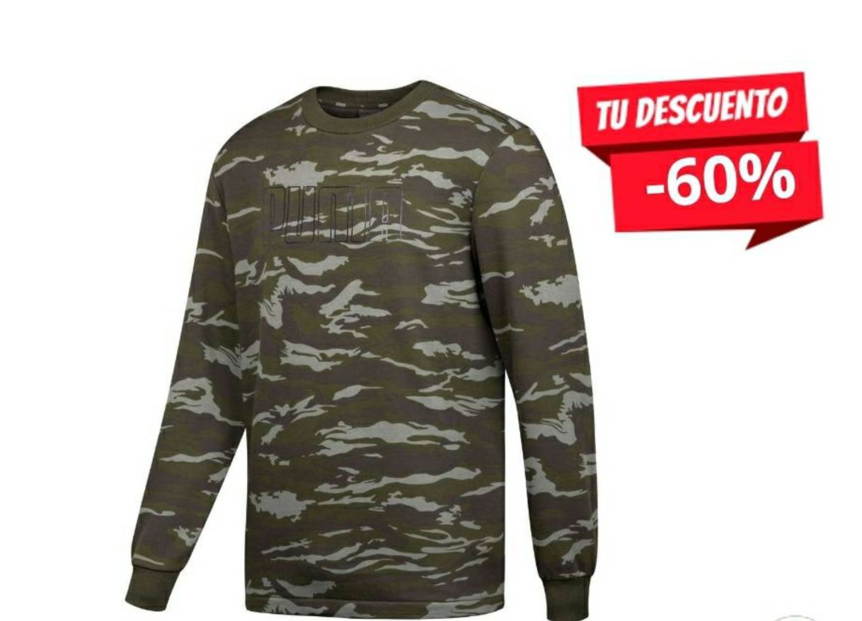 Fashion PUMA Camo Fleece Hombre Chaqueta sudadera con capucha ...