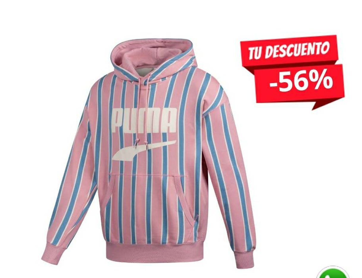 Fashion PUMA Downtown PO Stripe Graphic Hombre Sudadera con ...