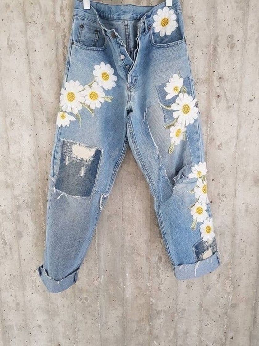 Fashion Flower Jeans 