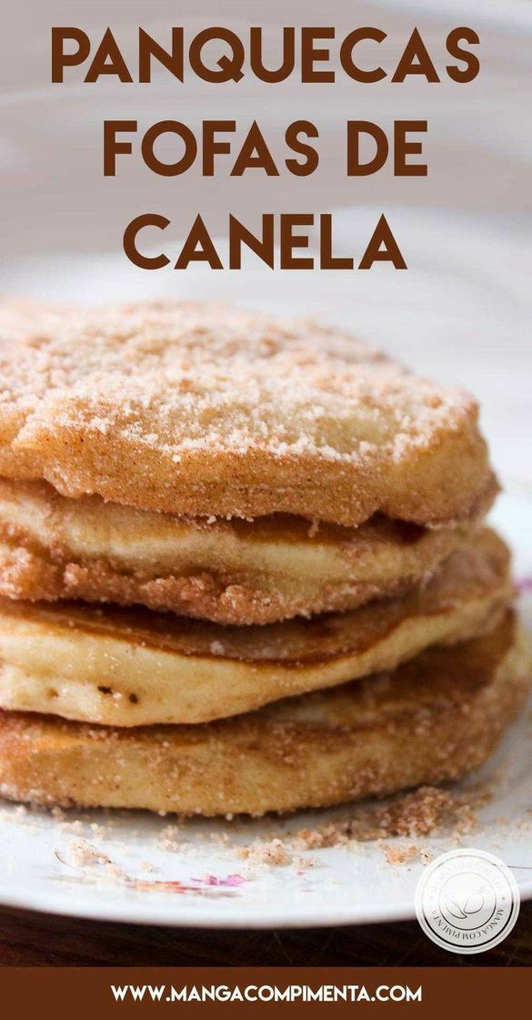 Social Panqueca fofa de canela 😍😋