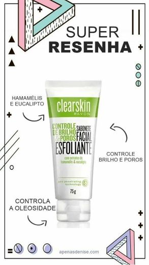 Sabonete facial esfoliante