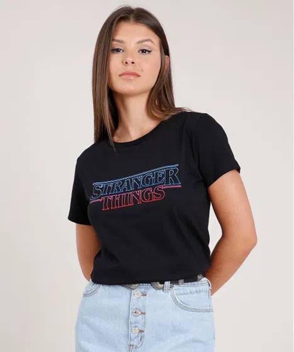 Fashion T-shirt Stranger Things... R$20