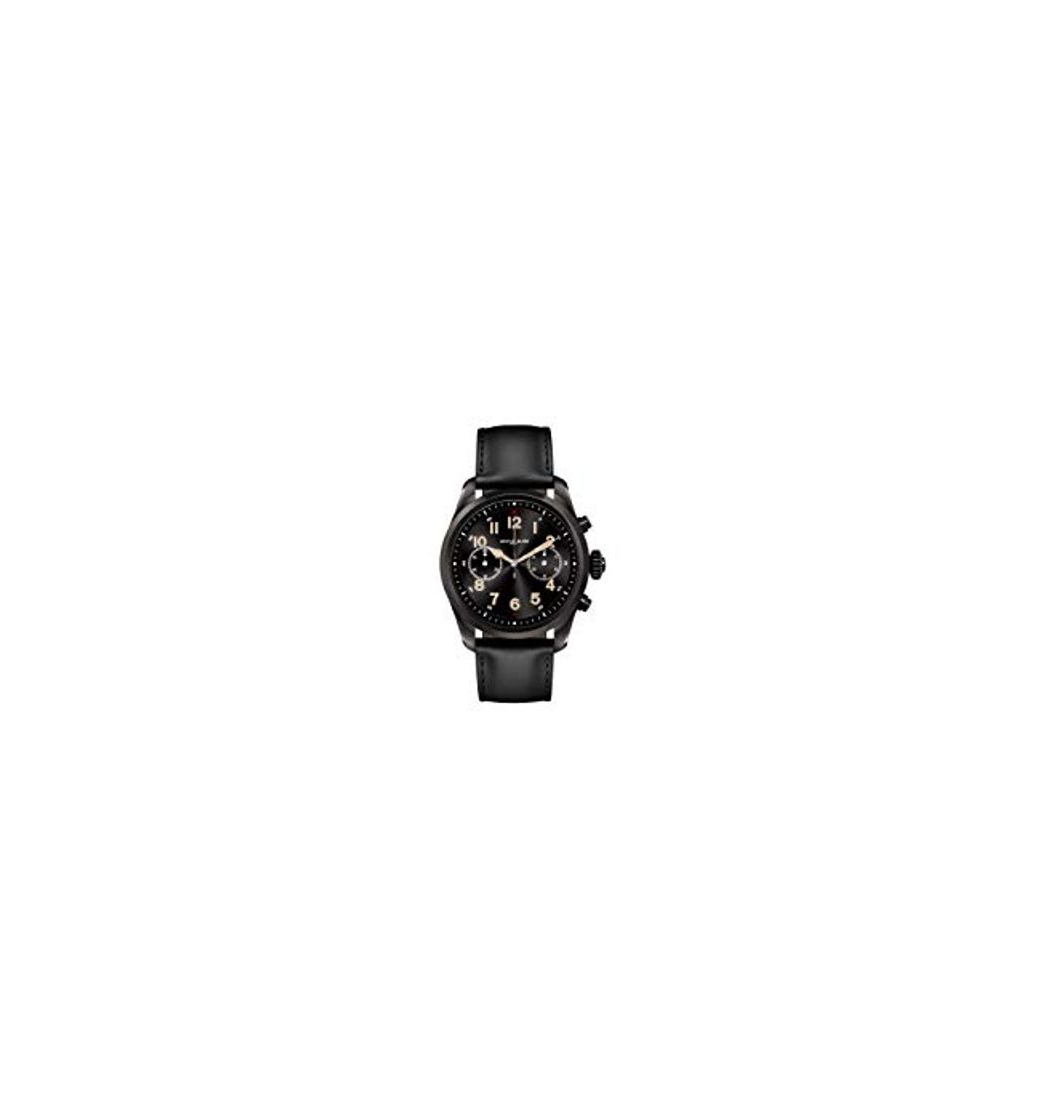 Product Reloj Montblanc Summit 2 Smartwatch 119438 Acero Negro Piel Negra