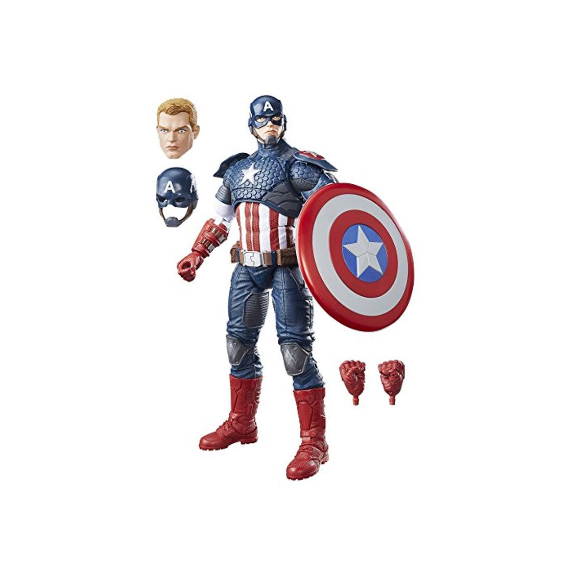 Product Avengers- Marvel Legends: Captain America Figura Capitán, Multicolor