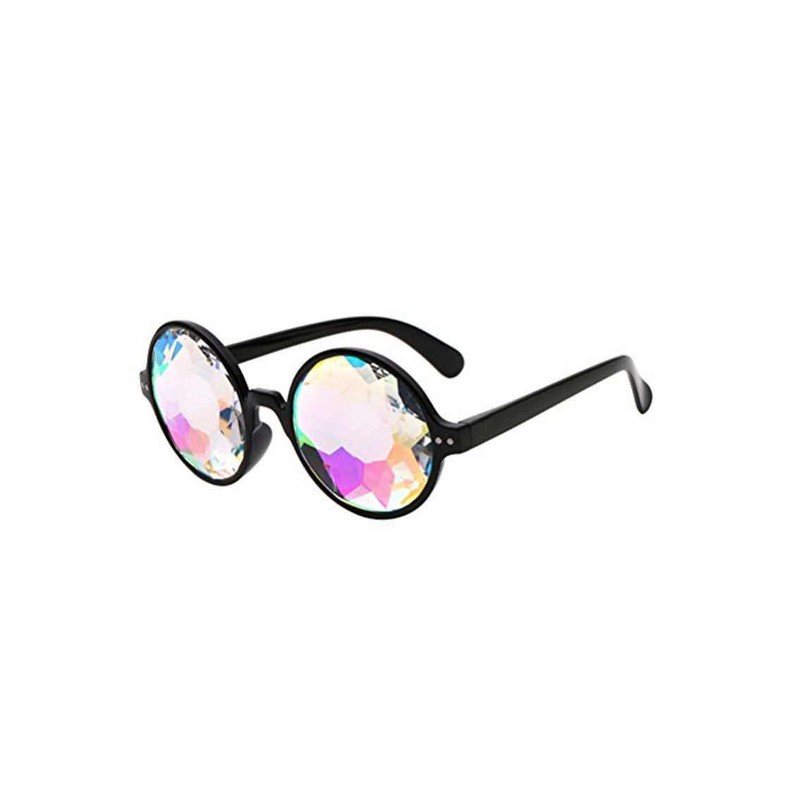 Moda LUOEM 4D Gafas de caleidoscopio Gafas de Sol de Arco Iris Gafas