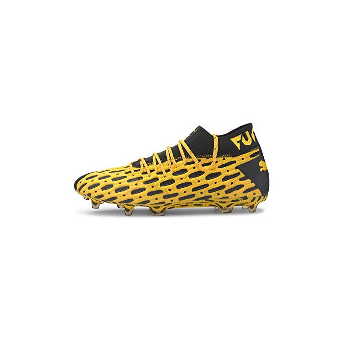 Moda PUMA Future 5.1 Netfit FG/AG, Botas de fútbol para Hombre, Amarillo