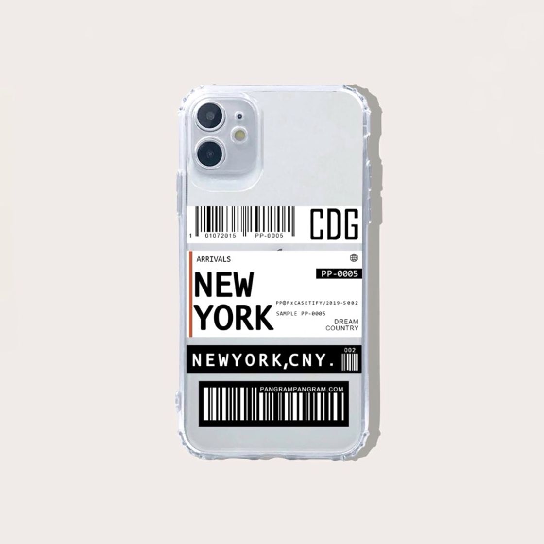 Product Funda iPhone con estampado de slogan 