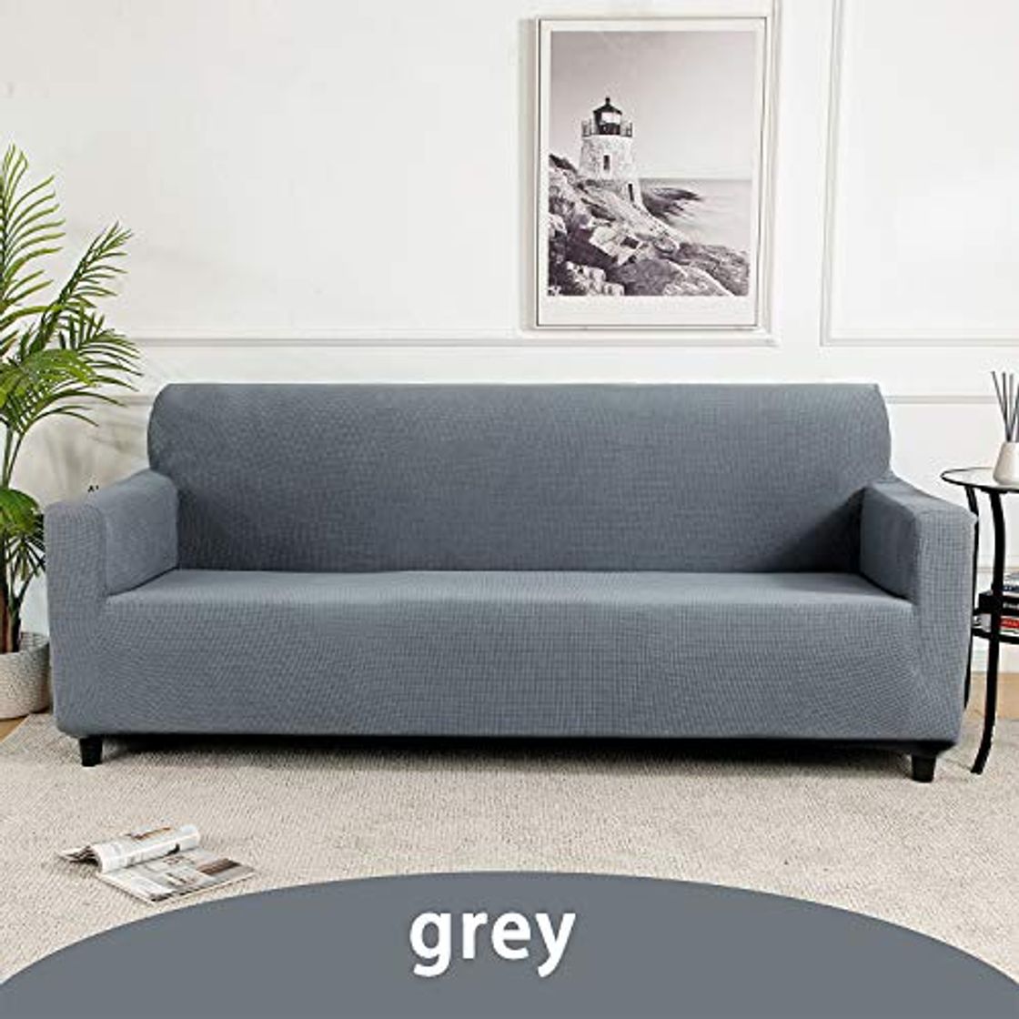 Social Topfinel Funda Elástica para Sofa Protectoras Decorativos Cubre de Sofá de Poliéster a